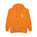 King's Gear Zip Hoodie — Full‑Zip with Gold Crown Emblem - 314 Originals