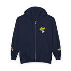 King's Gear Zip Hoodie — Full‑Zip with Gold Crown Emblem - 314 Originals