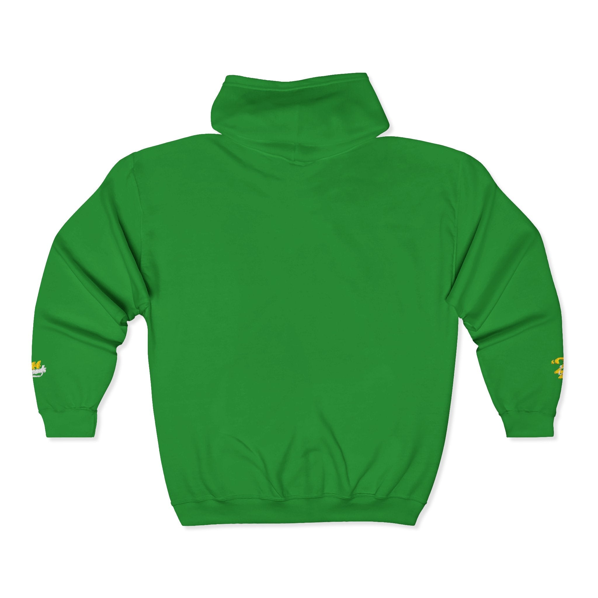 King's Gear Zip Hoodie — Full‑Zip with Gold Crown Emblem - 314 Originals