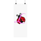 Ladybug Initial “L” Matte Poster — Cute Nursery Wall Art for Girls - 314 Originals