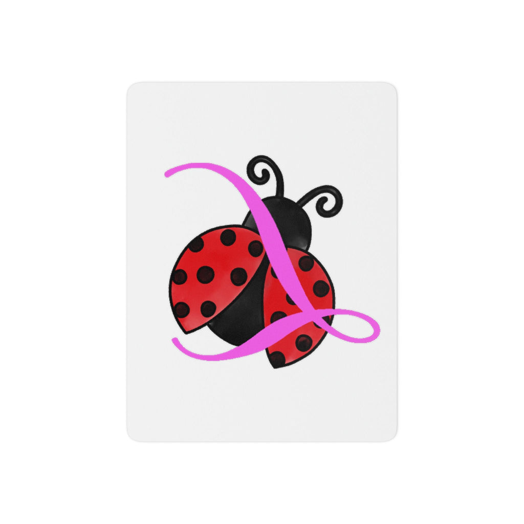 Ladybug Temporary Tattoos — Cute Red & Black Ladybird Design with Pink Ribbon Accent - 314 Originals