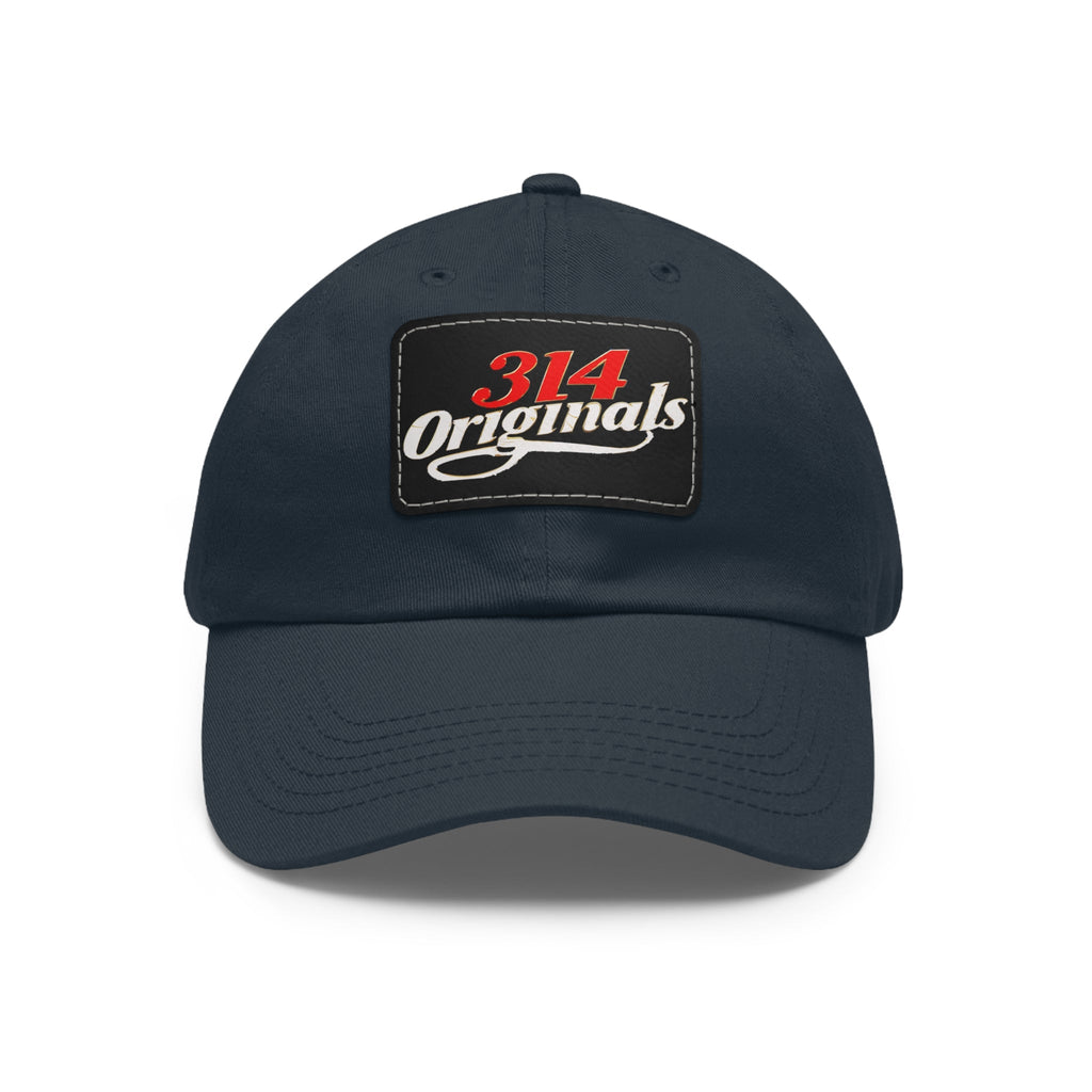 Leather Patch Dad Hat — "314 Originals" Retro Baseball Cap - 314 Originals