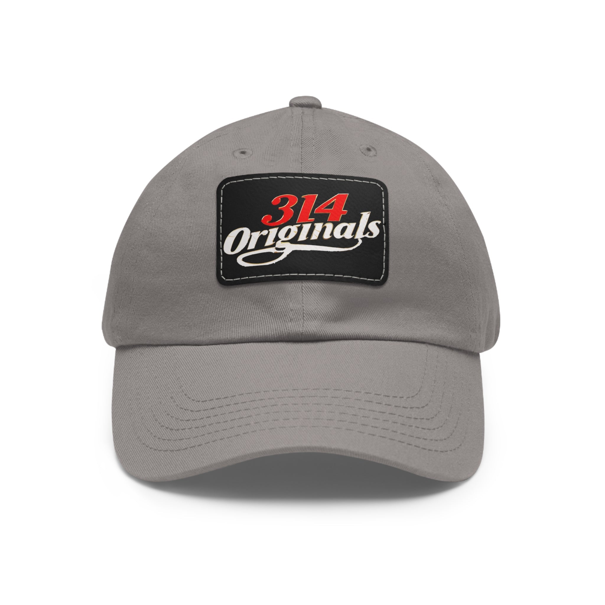 Leather Patch Dad Hat — "314 Originals" Retro Baseball Cap - 314 Originals