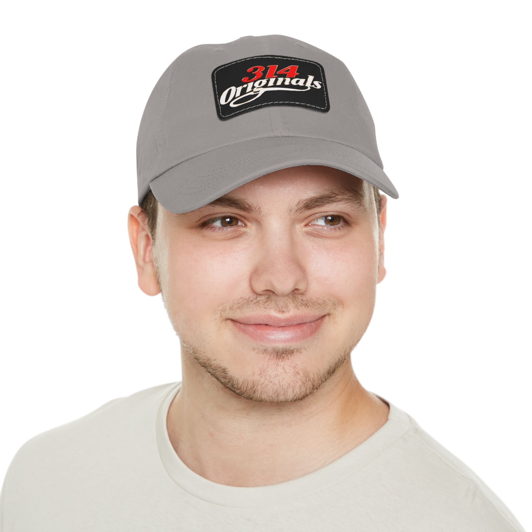 Leather Patch Dad Hat — "314 Originals" Retro Baseball Cap - 314 Originals