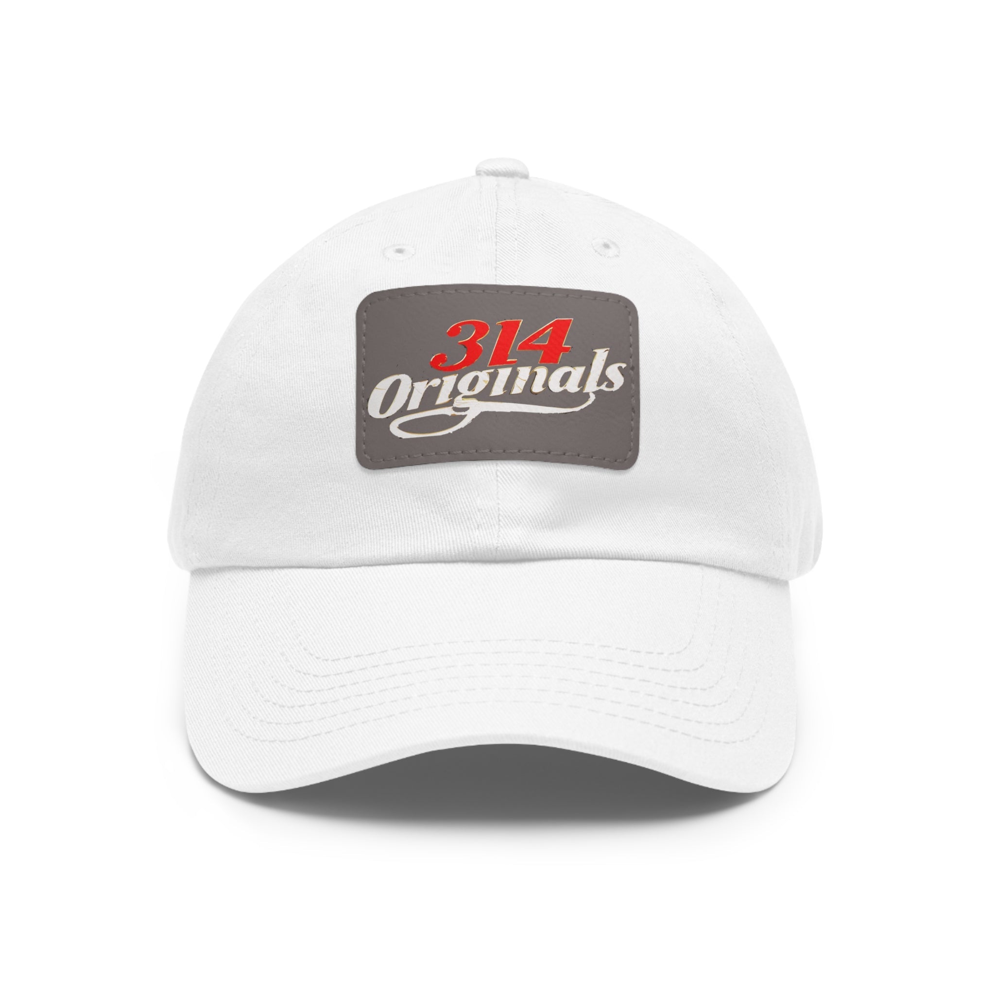 Leather Patch Dad Hat — "314 Originals" Retro Baseball Cap - 314 Originals