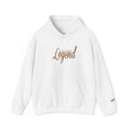 Legend Logo White Hoodie — Classic Streetwear Pullover - 314 Originals