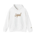 Legend Logo White Hoodie — Classic Streetwear Pullover - 314 Originals