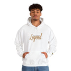 Legend Logo White Hoodie — Classic Streetwear Pullover - 314 Originals
