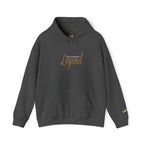Legend Script Hoodie-Cozy Pullover with Gold Text - 314 Originals