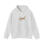 Legend Script Hoodie-Cozy Pullover with Gold Text - 314 Originals