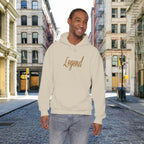 Legend Script Hoodie-Cozy Pullover with Gold Text - 314 Originals