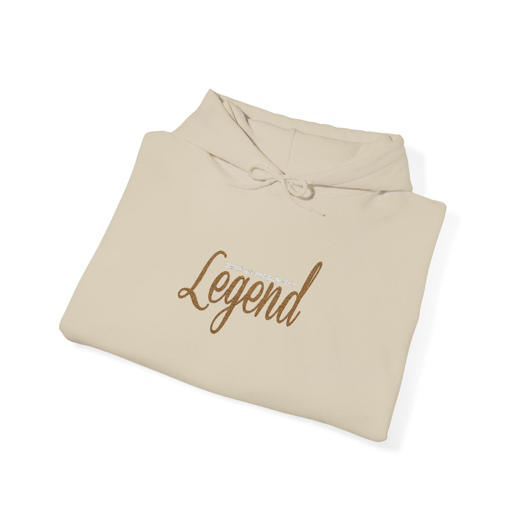 Legend Script Hoodie-Cozy Pullover with Gold Text - 314 Originals