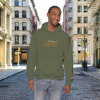 Legend Script Hoodie-Cozy Pullover with Gold Text - 314 Originals