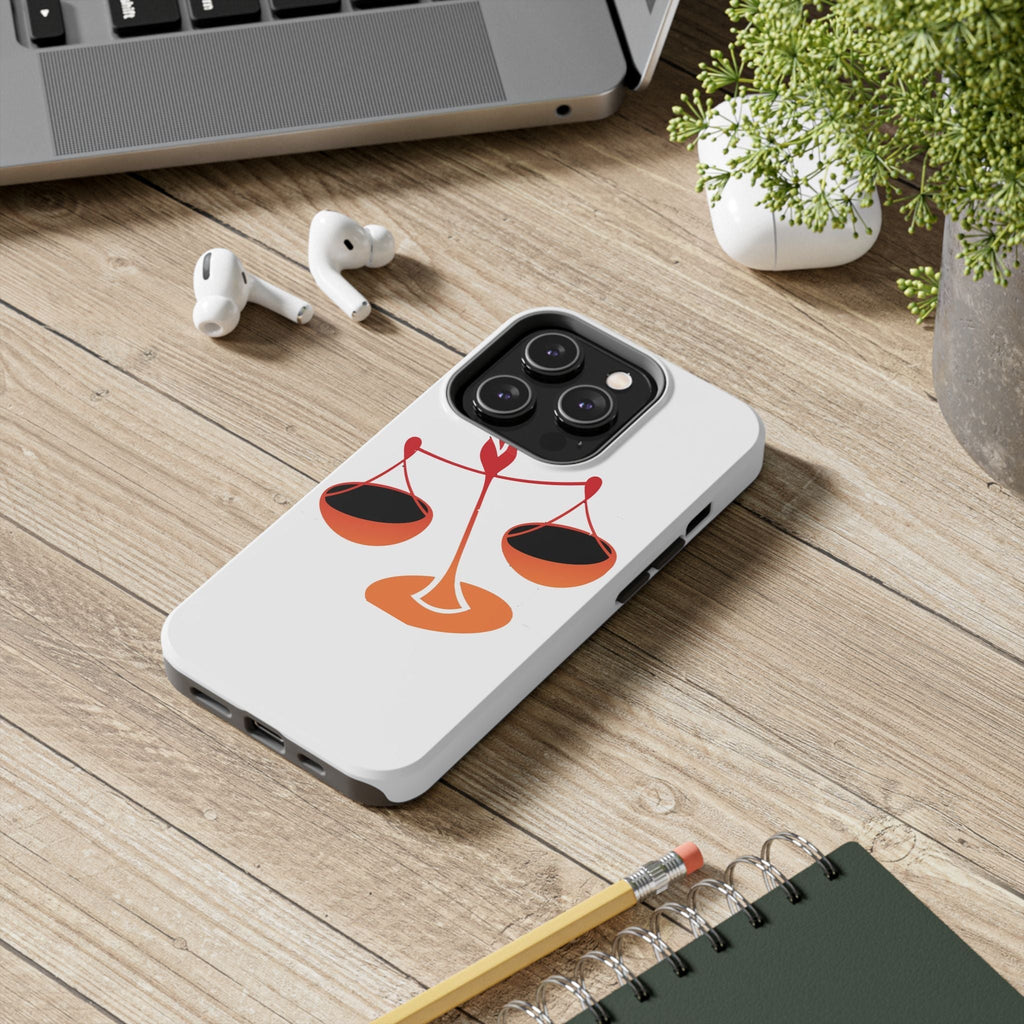 Libra Scales Phone Case — Zodiac Balance Tough Protective Cover - 314 Originals