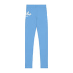Light Blue 314 Script Kids' Printed Leggings - 314 Originals