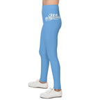 Light Blue 314 Script Kids' Printed Leggings - 314 Originals