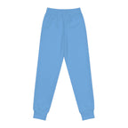 Light Blue Youth Joggers with 314 Originals Side Graphic — Kids Athletic Sweatpants - 314 Originals