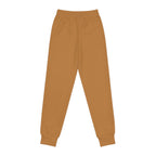 Light Brown Youth Joggers with 314 Originals Side Graphic — Kids Athletic Sweatpants - 314 Originals