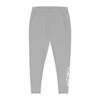 Light Grey Plus Size Leggings — Subtle Side Script Graphic, Comfortable Everyday Activewear - 314 Originals