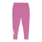 Light Pink Plus Size Leggings — Subtle Side Script Graphic, Comfortable Everyday Activewear - 314 Originals