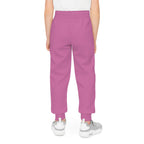 Light Pink Youth Joggers with 314 Originals Side Graphic — Kids Athletic Sweatpants - 314 Originals