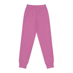 Light Pink Youth Joggers with 314 Originals Side Graphic — Kids Athletic Sweatpants - 314 Originals