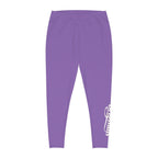 Light Purple Plus Size Leggings — Subtle Side Script Graphic, Comfortable Everyday Activewear - 314 Originals