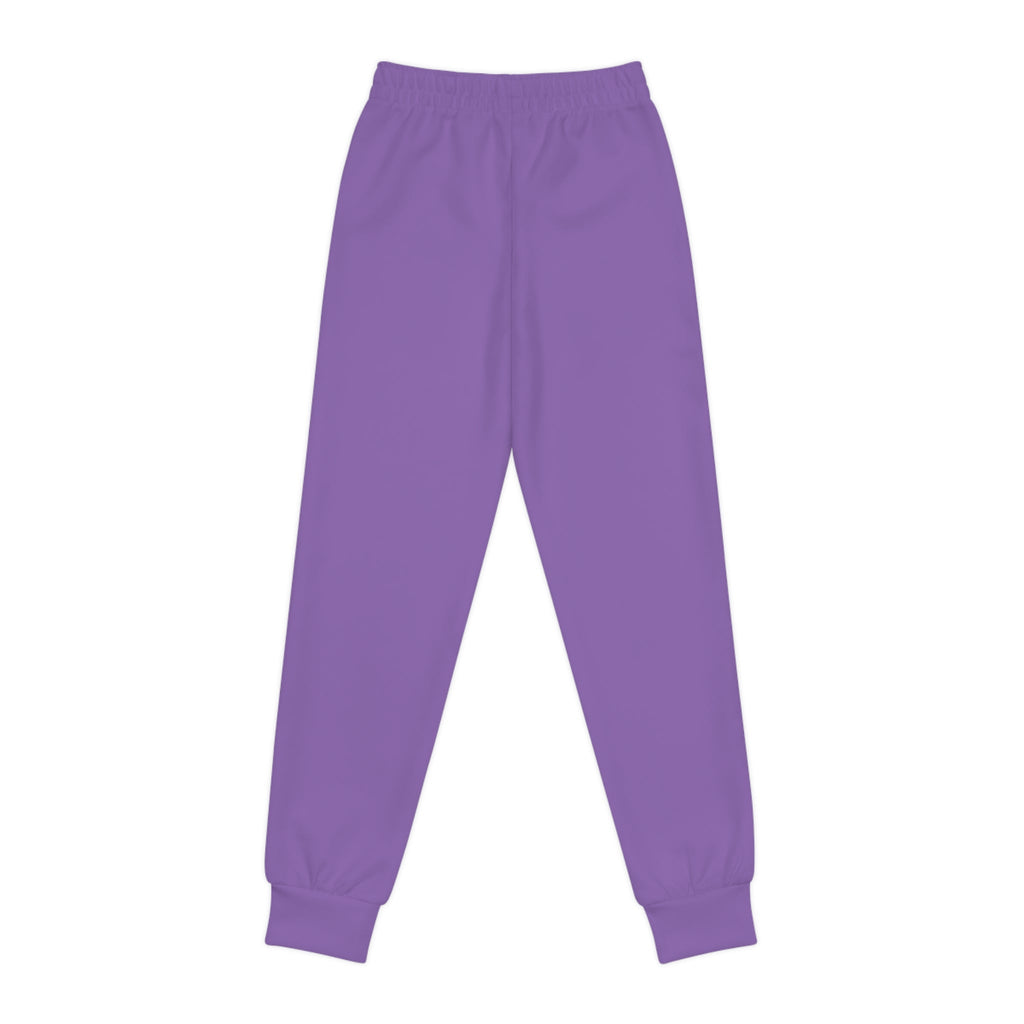 Light Purple Youth Joggers with 314 Originals Side Graphic — Kids Athletic Sweatpants - 314 Originals