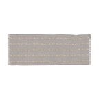 Light Scarf — Neutral Brown Striped Fringe Scarf - 314 Originals