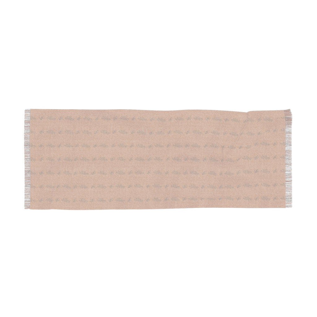 Lightweight Autumn Scarf — Soft Fringe Fall Pattern Wrap - 314 Originals