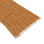 Lightweight Autumn Scarf — Soft Fringe Fall Pattern Wrap - 314 Originals