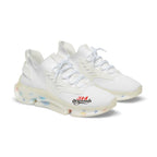 Men's All White Mesh Running Sneakers - 314 Originals