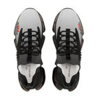 Men's Black and Smoke Mesh Sneakers — Breathable Lightweight Running Shoes with 314 Originals Accent - 314 Originals