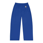 Men's Blue Pajama Pants — Embroidered 'AA' Lounge Sleepwear - 314 Originals
