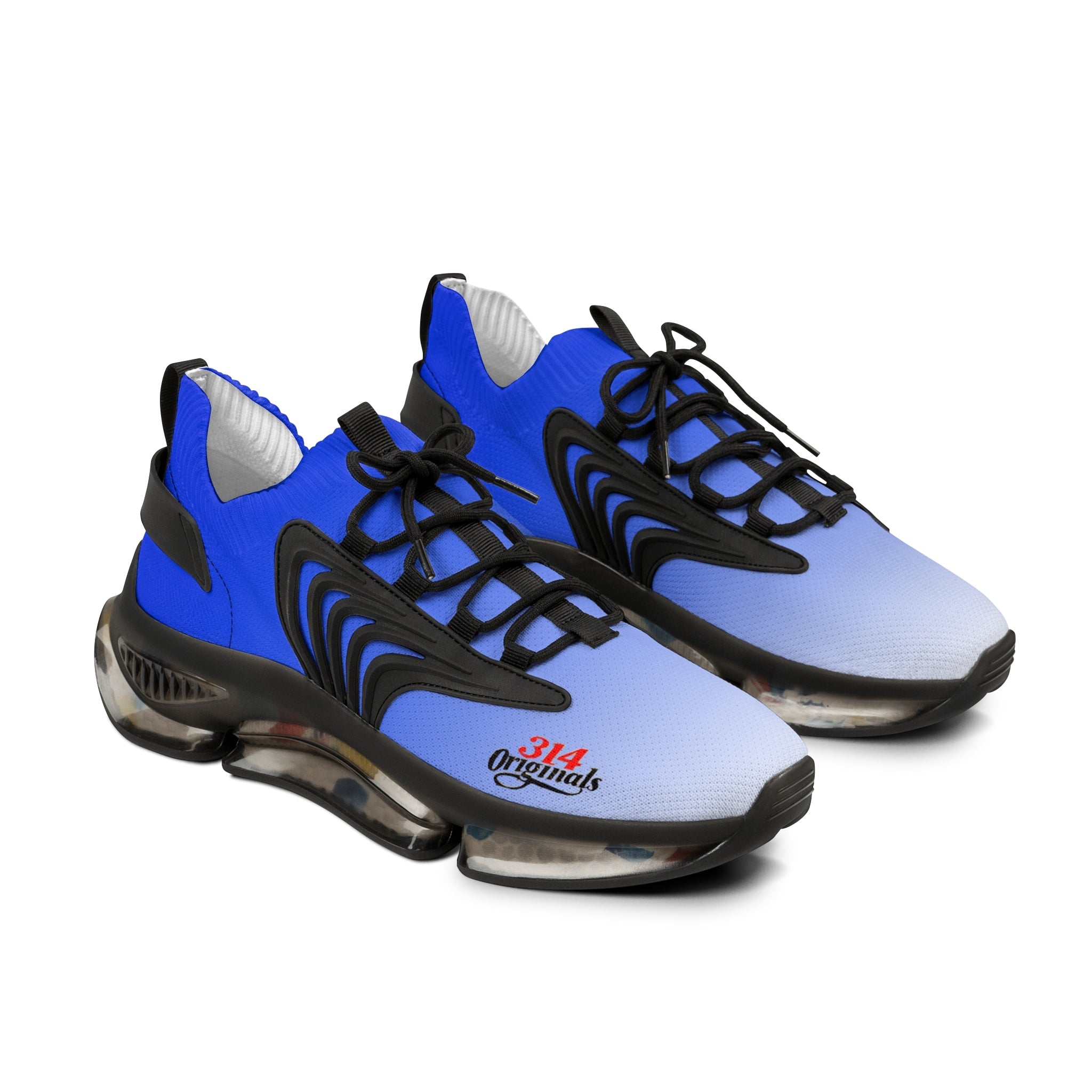 Men's Blue Sky Mesh Sneakers — Breathable Lightweight Running Shoes with 314 Originals Accent - 314 Originals