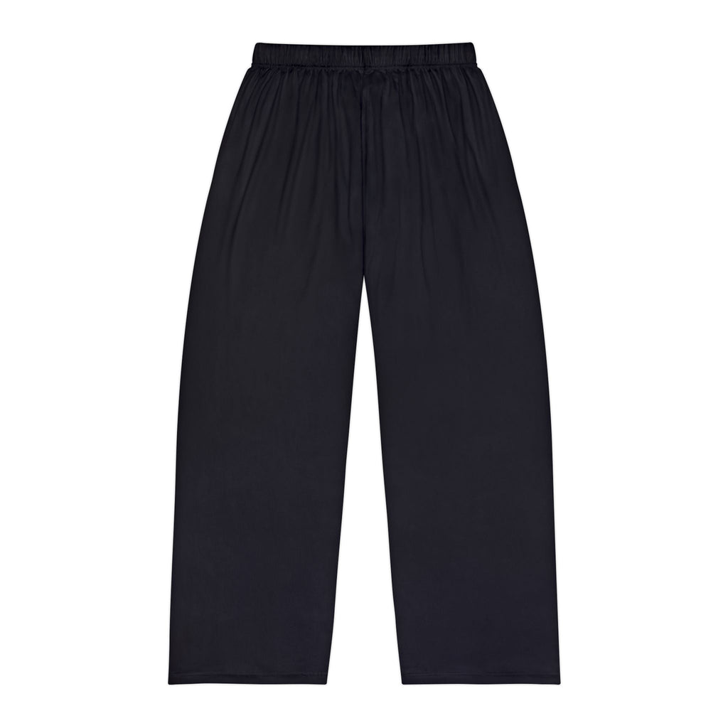Men's Pajama Pants — Relaxed Black Lounge Sleepwear with Small Monogram Accent - 314 Originals