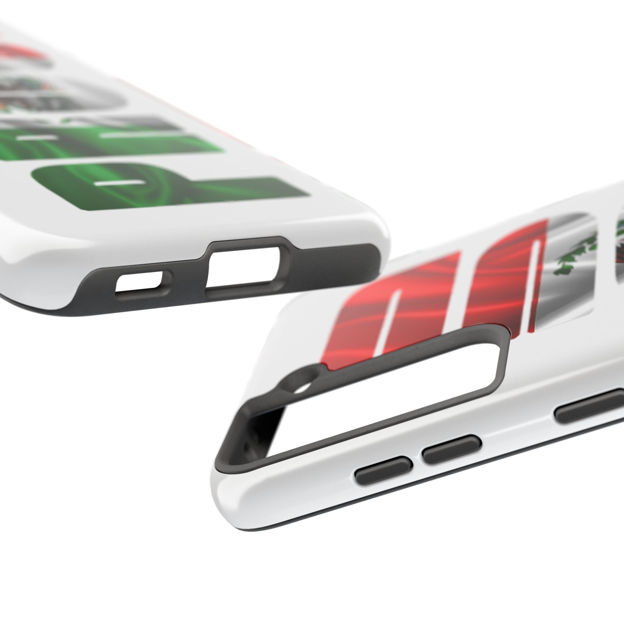 Mexico Pride Tough Phone Case — Mexican Flag Vertical 'PRIDE' Design - 314 Originals