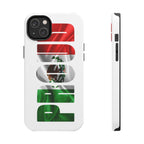 Mexico Pride Tough Phone Case — Mexican Flag Vertical 'PRIDE' Design - 314 Originals