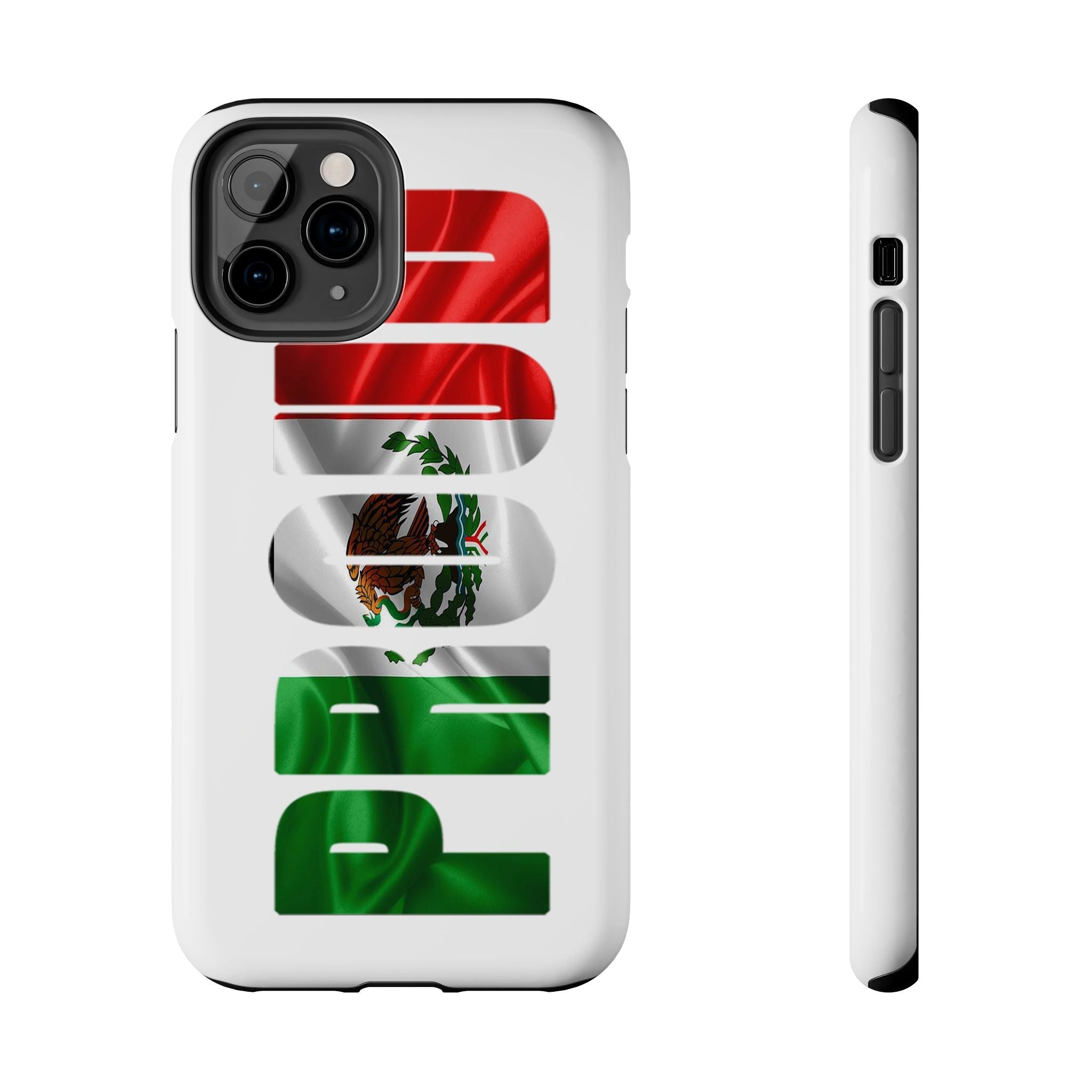 Mexico Pride Tough Phone Case — Mexican Flag Vertical 'PRIDE' Design - 314 Originals