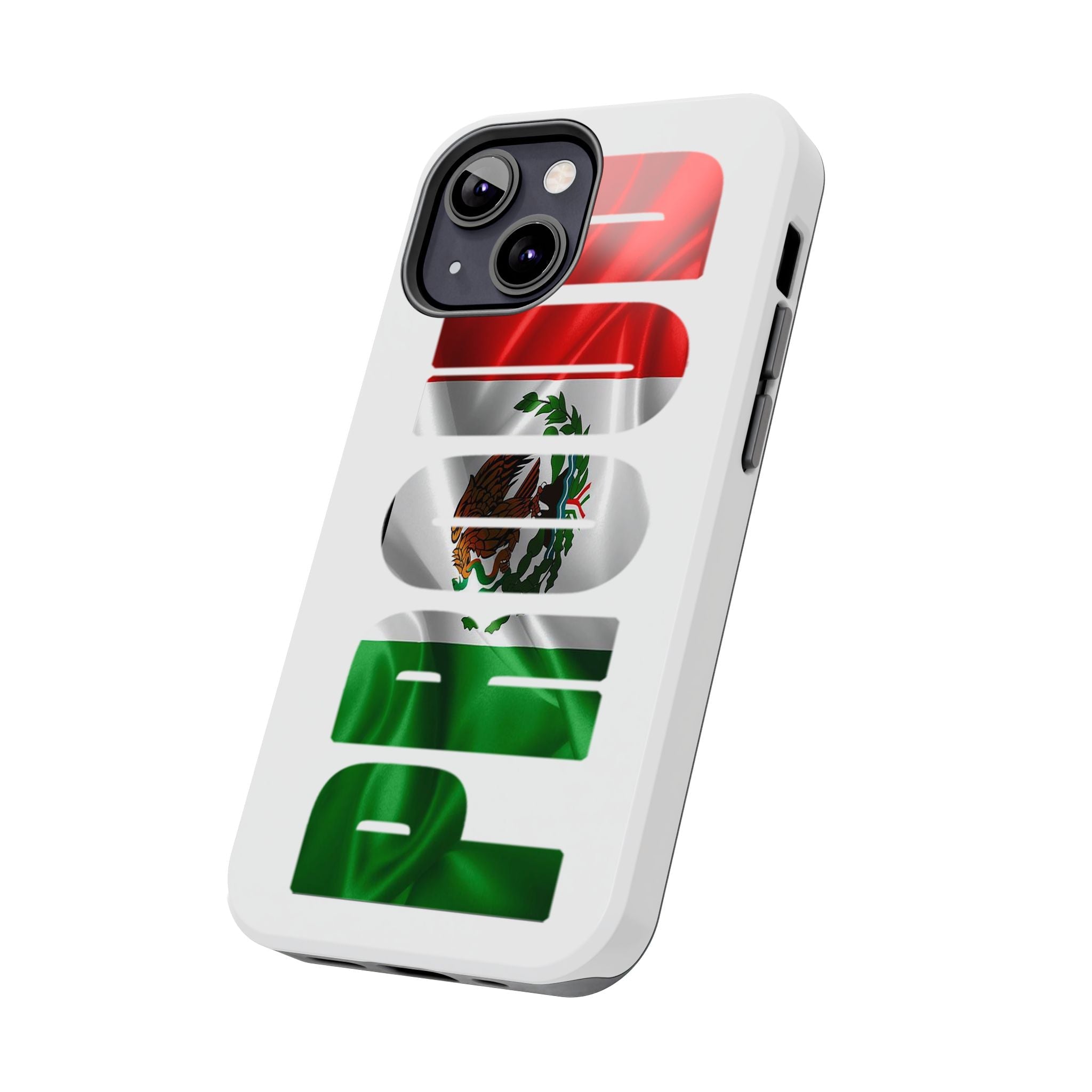Mexico Pride Tough Phone Case — Mexican Flag Vertical 'PRIDE' Design - 314 Originals