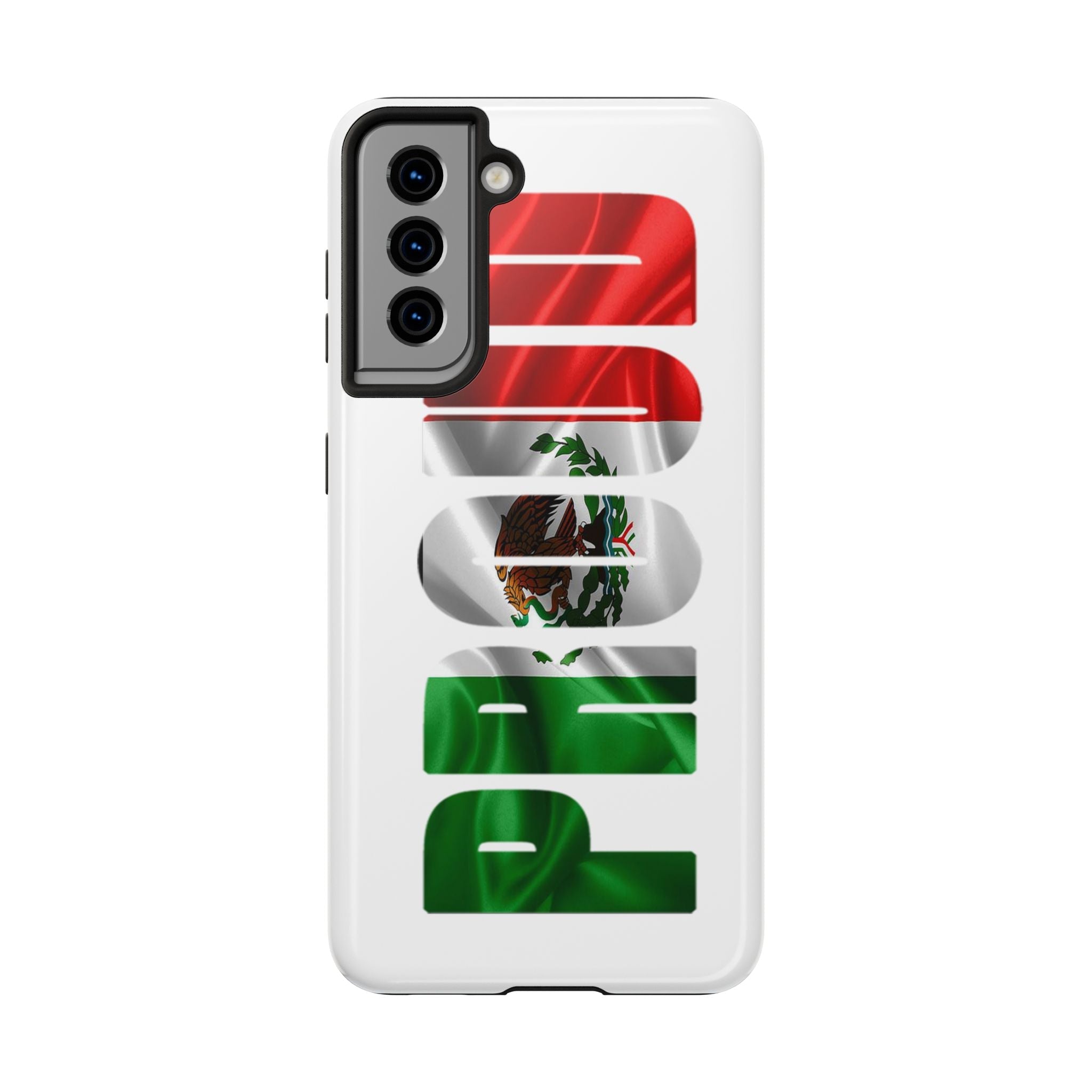Mexico Pride Tough Phone Case — Mexican Flag Vertical 'PRIDE' Design - 314 Originals