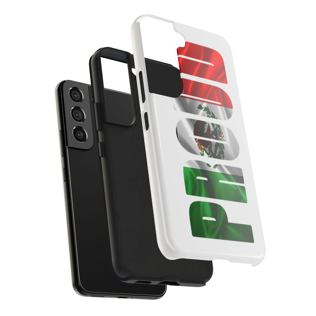 Mexico Pride Tough Phone Case — Mexican Flag Vertical 'PRIDE' Design - 314 Originals