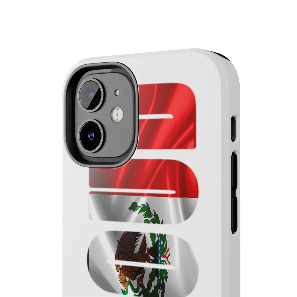 Mexico Pride Tough Phone Case — Mexican Flag Vertical 'PRIDE' Design - 314 Originals
