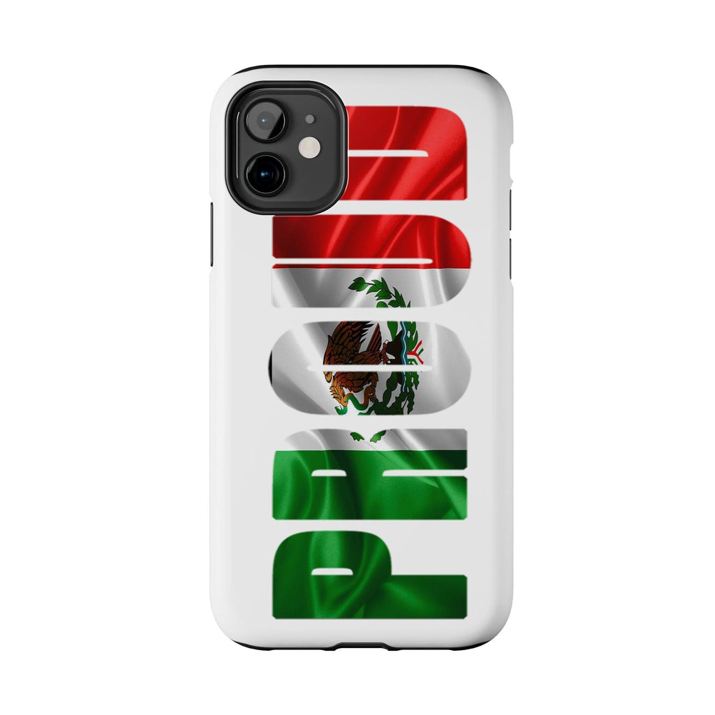 Mexico Pride Tough Phone Case — Mexican Flag Vertical 'PRIDE' Design - 314 Originals