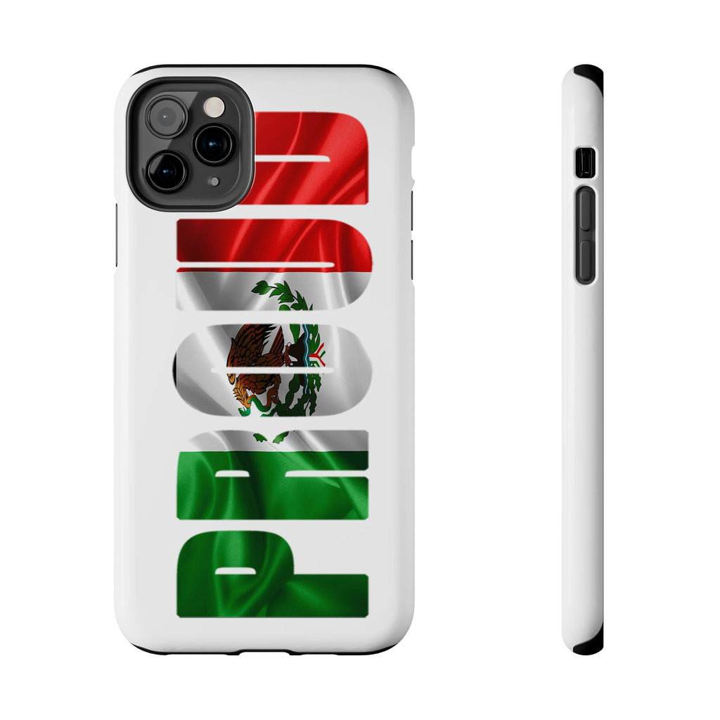 Mexico Pride Tough Phone Case — Mexican Flag Vertical 'PRIDE' Design - 314 Originals