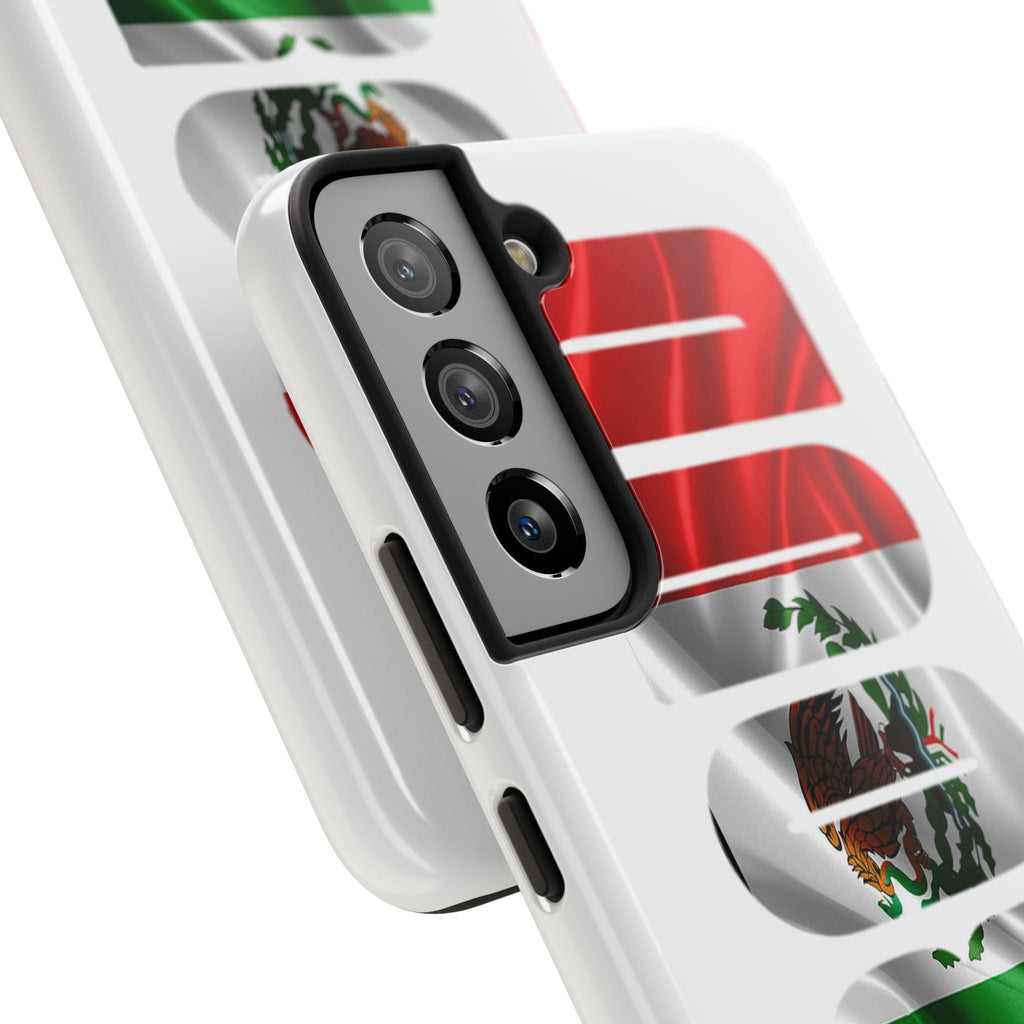 Mexico Pride Tough Phone Case — Mexican Flag Vertical 'PRIDE' Design - 314 Originals
