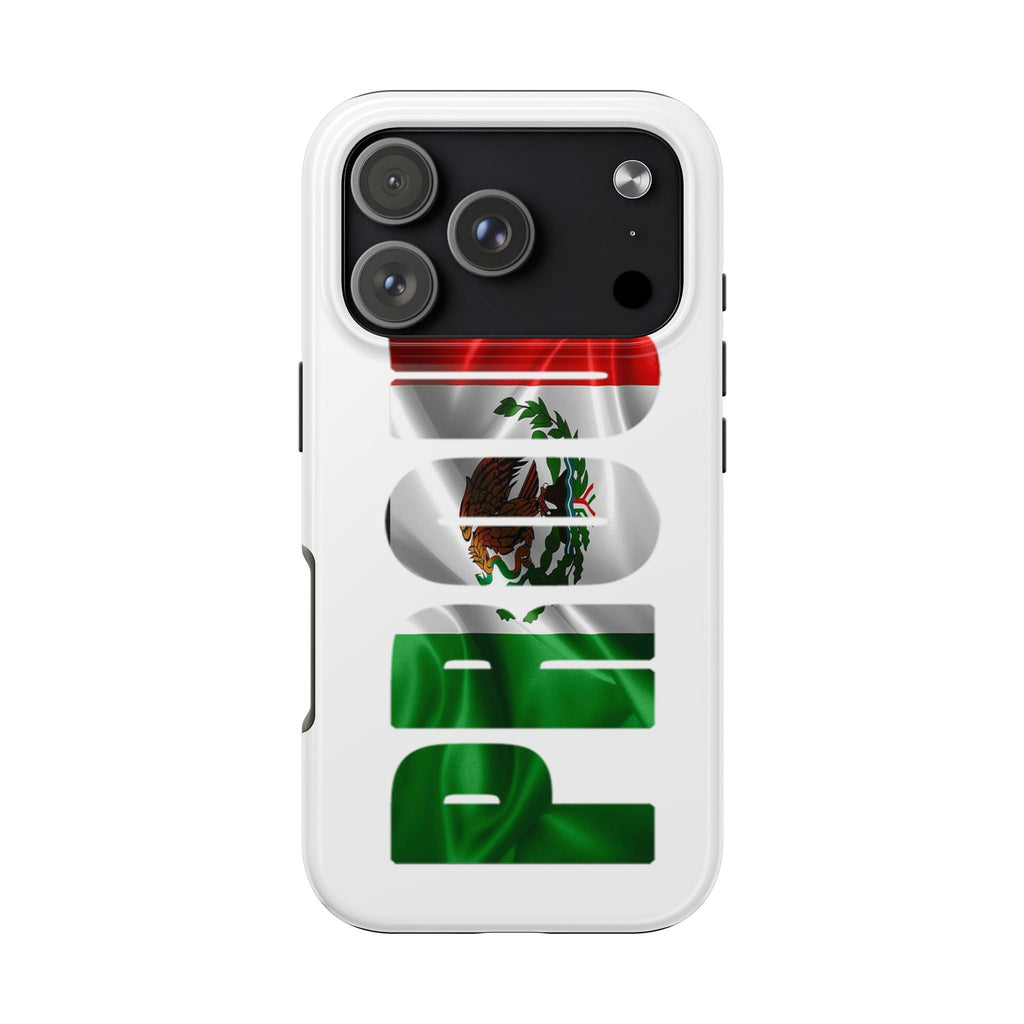 Mexico Pride Tough Phone Case — Mexican Flag Vertical 'PRIDE' Design - 314 Originals