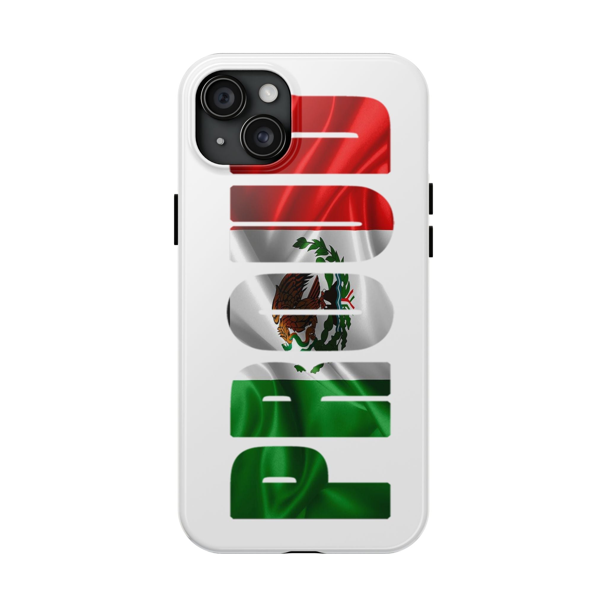Mexico Pride Tough Phone Case — Mexican Flag Vertical 'PRIDE' Design - 314 Originals