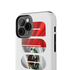Mexico Pride Tough Phone Case — Mexican Flag Vertical 'PRIDE' Design - 314 Originals