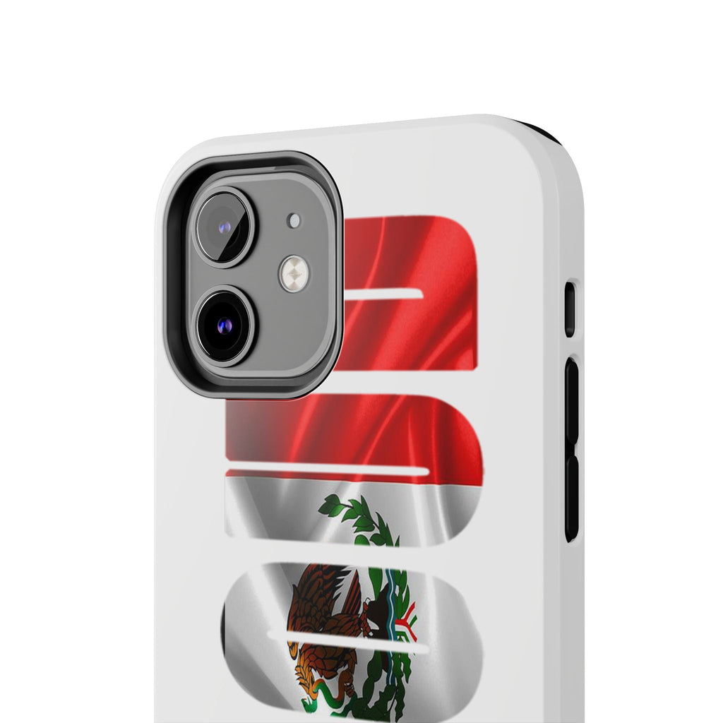 Mexico Pride Tough Phone Case — Mexican Flag Vertical 'PRIDE' Design - 314 Originals